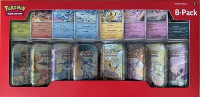 Costco Prismatic Evolutions 8-Pack Mini Tins