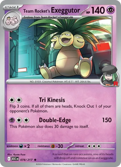 Exeggutor del Team Rocket