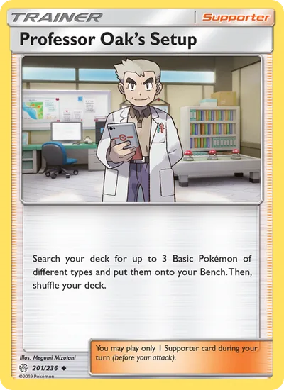 Disposición del Profesor Oak