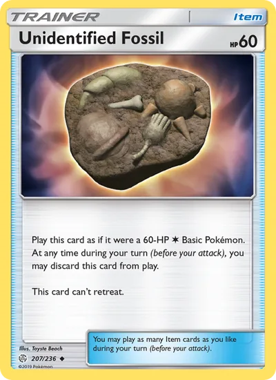 Unbekanntes Fossil