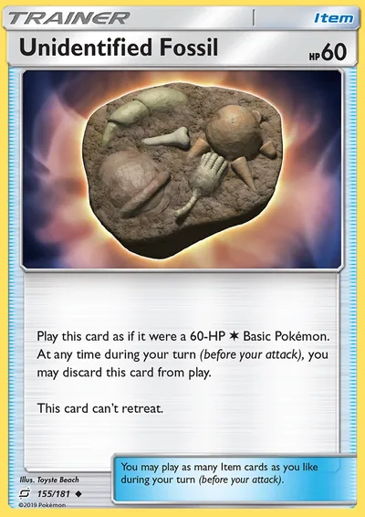 Unbekanntes Fossil