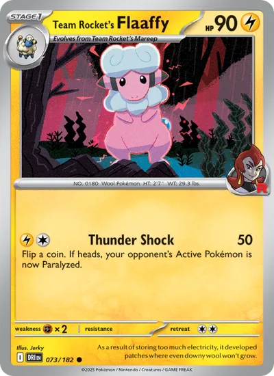 Flaaffy del Team Rocket