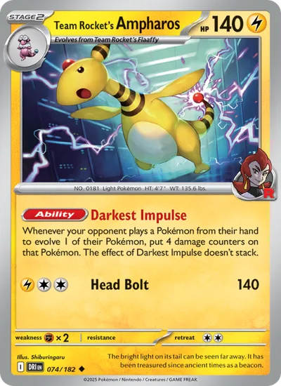 Ampharos del Team Rocket