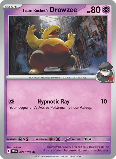Drowzee del Team Rocket