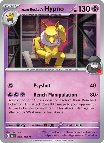Hypno del Team Rocket