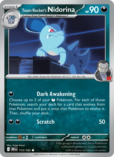 Nidorina del Team Rocket