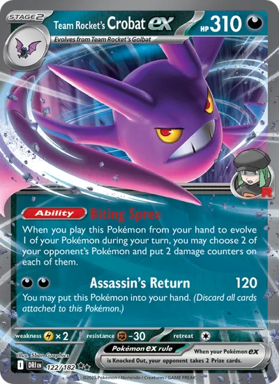 Crobat ex del Team Rocket