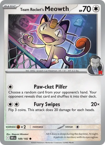 Meowth del Team Rocket