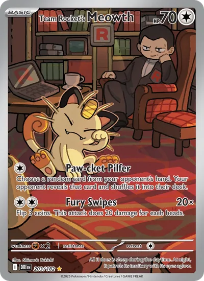 Meowth del Team Rocket