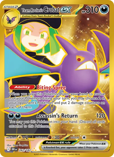 Crobat-ex del Team Rocket