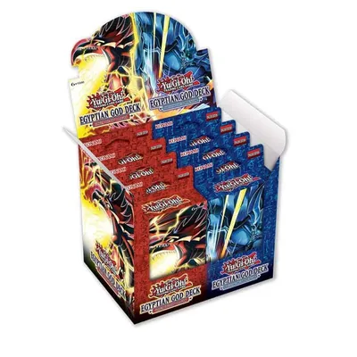 Egyptian God Deck Display - Slifer the Sky Dragon & Obelisk the Tormentor [Unlimited Edition]