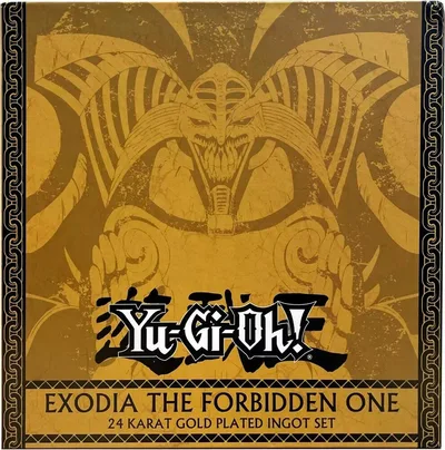 24k Gold Plated Ingot Set - Exodia The Forbidden One (Limited Edition)