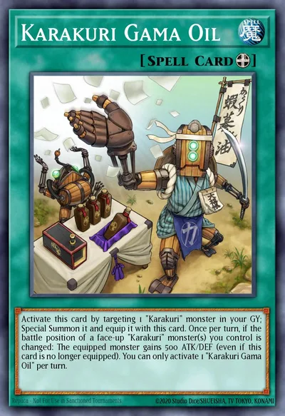 Karakuri Gama Oil