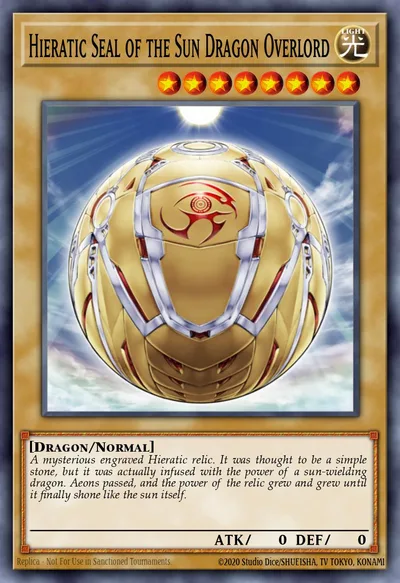 Hieratic Seal of the Sun Dragon Overlord