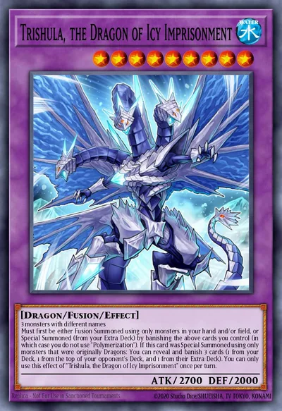 Trishula, the Dragon of Icy Imprisonment