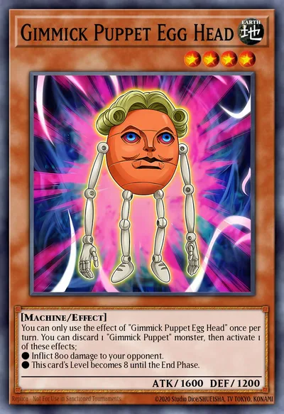 Gimmick Puppet Egg Head