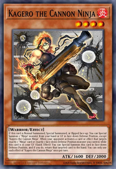 Kagero the Cannon Ninja