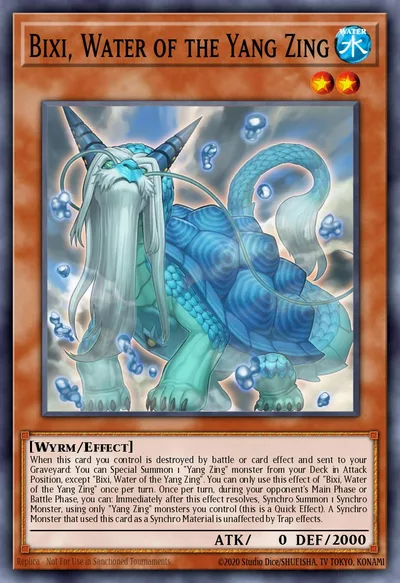Bixi, Water of the Yang Zing