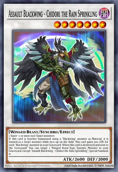 Assault Blackwing - Chidori the Rain Sprinkling