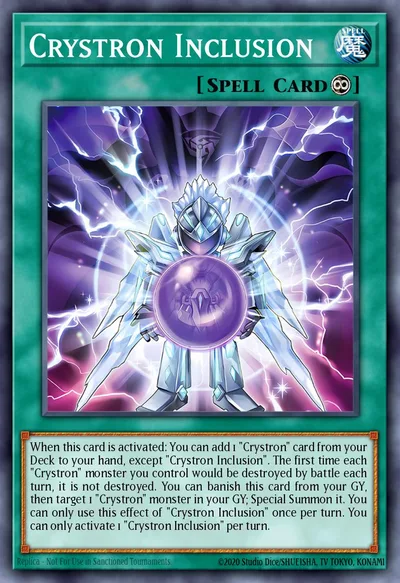 Crystron Inclusion