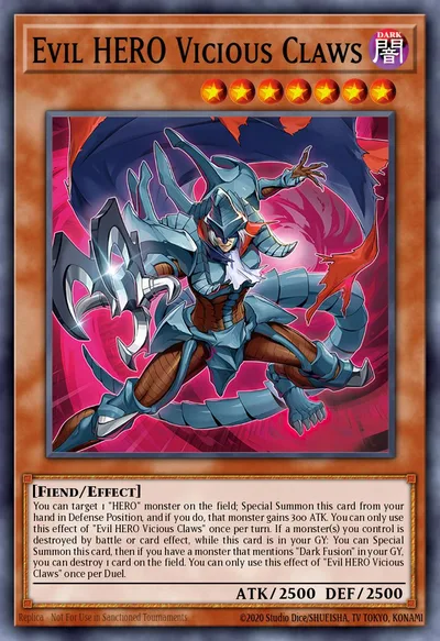 Evil HERO Vicious Claws