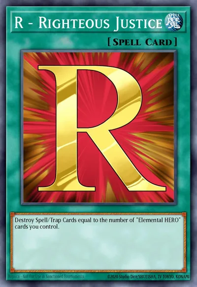 R - Righteous Justice