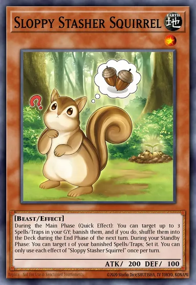 Sloppy Stasher Squirrel