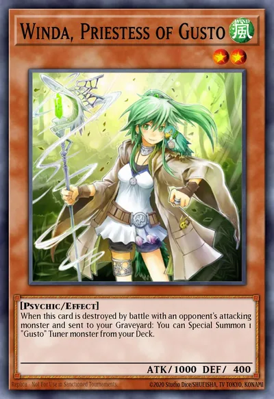 Winda, Priestess of Gusto