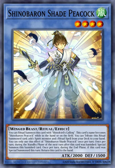 Shinobaron Shade Peacock