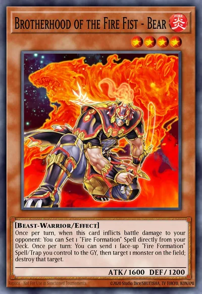 Brotherhood of the Fire Fist - Bear