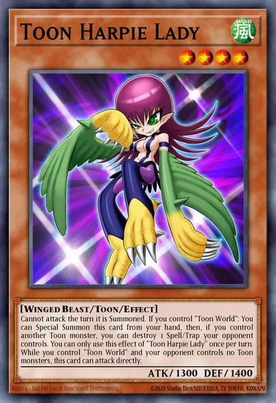 Toon Harpie Lady