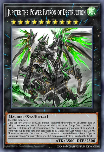 Jupiter the Power Patron of Destruction