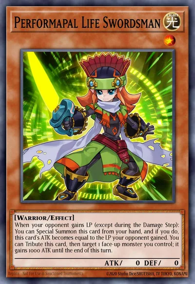 Performapal Life Swordsman