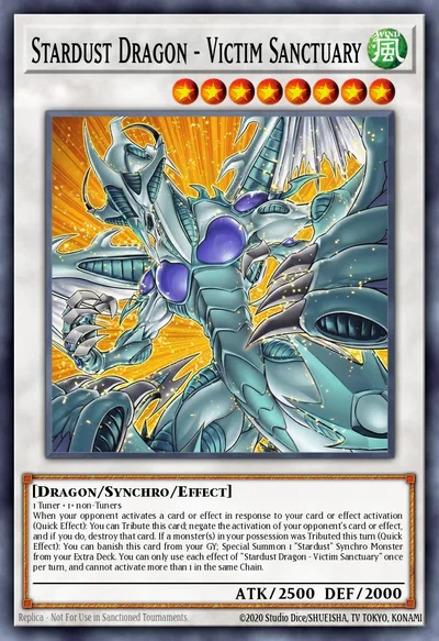 Stardust Dragon - Victim Sanctuary