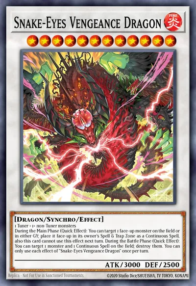 Snake-Eyes Vengeance Dragon