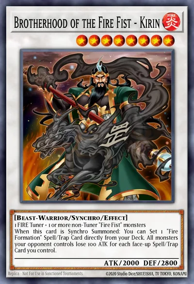 Brotherhood of the Fire Fist - Kirin