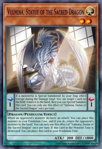 Vulmina, Statue of the Sacred Dragon