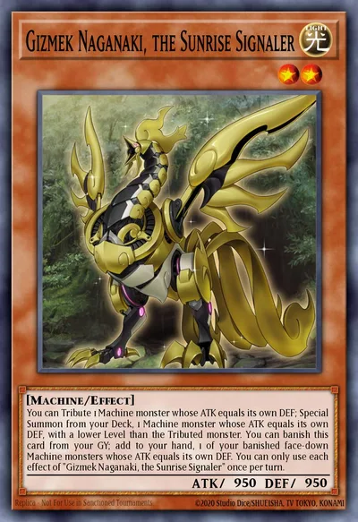 Gizmek Naganaki, the Sunrise Signaler