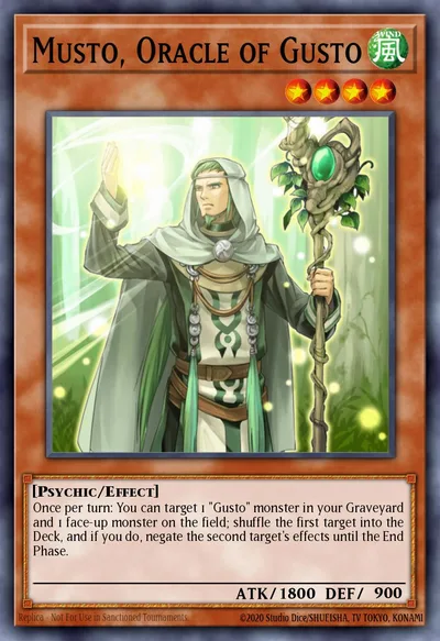 Musto, Oracle of Gusto